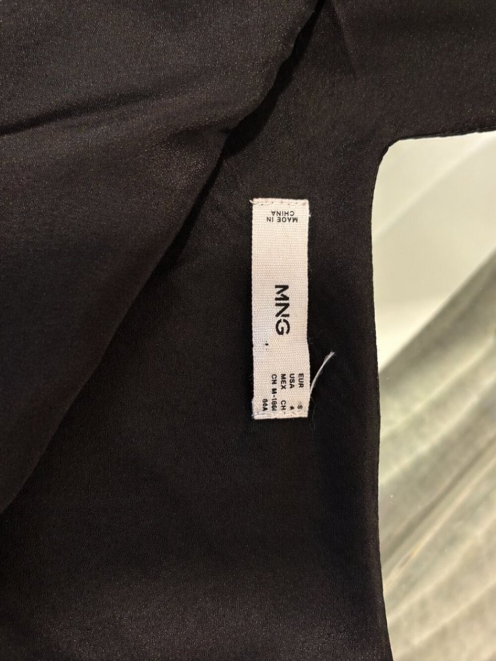 MNG Black Slip Midi Dress – Minimal Chic - Picture 5 of 8